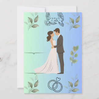 Modern Elegant Wedding Invitation Template | Edita