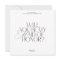 Modern Elegant White Maid of Honour Proposal Card