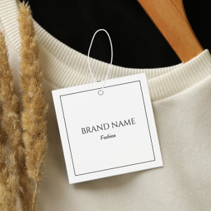 Modern Elegant White Price Tag