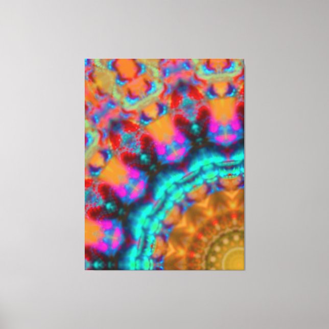 Modern elegant yellow black design canvas print (Front)