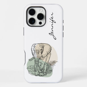 Modern Elephant iPhone 16 Pro Max Case