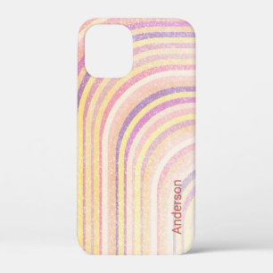 Modern Eligant Retro Line Monogram iPhone 12 Mini Case