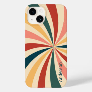 Modern Eligant Retro Line Monogram Case-Mate iPhone 14 Case