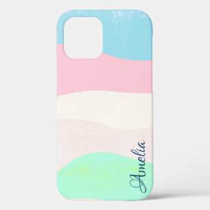 Modern Eligant Retro Line Monogram iPhone 12 Pro Case