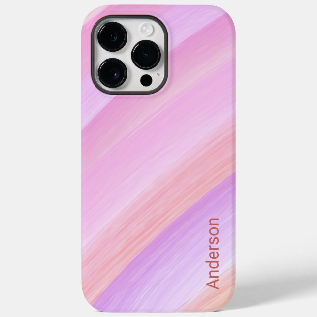 Modern Eligant Retro Line Monogram Case-Mate iPhone Case (Back)