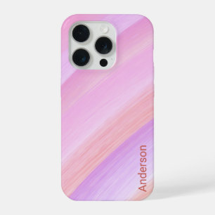 Modern Eligant Retro Line Monogram iPhone 15 Pro Case