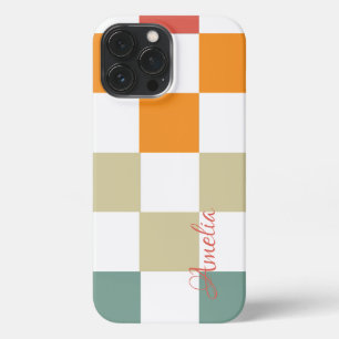 Modern Eligant Retro Line Monogram iPhone 13 Pro Max Case