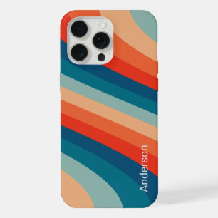 Modern Eligant Retro Line Monogram iPhone 15 Pro Max Case