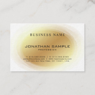 Modern Elite Gold Design Elegant Luxury Trendy Business Card