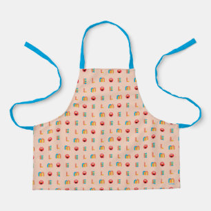 Modern Elmo Pattern Apron