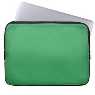 Modern Emerald Green Customisable 13 Inch Laptop Sleeve
