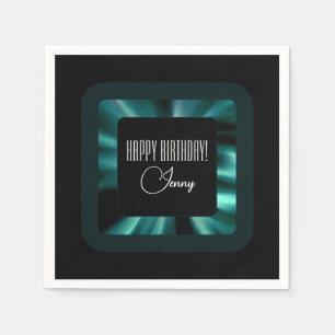 Modern Emerald Green Napkin