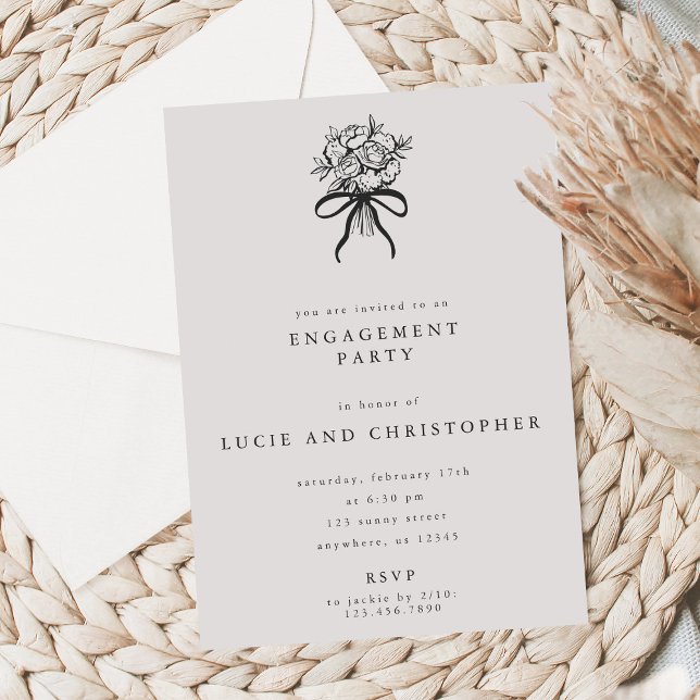 Modern Engagement Party Invitation (Creator Uploaded)