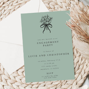 Modern Engagement Party Invitation