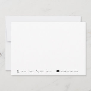 Modern Essential Icons Business Stationery Card
