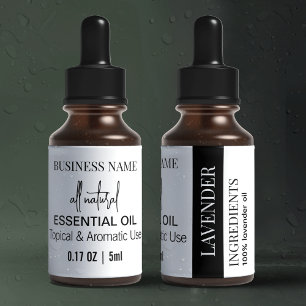 Modern Essential Oil Dropper Bottle Waterproof