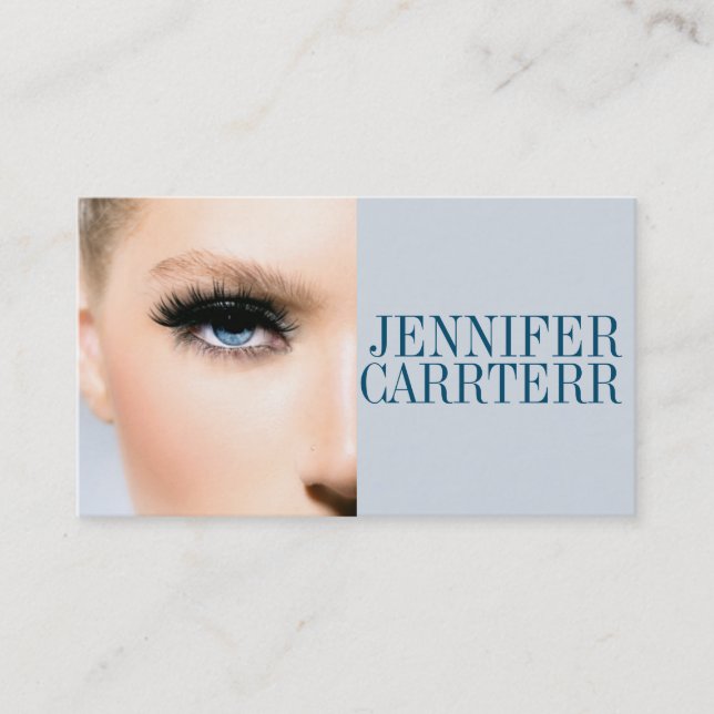 Modern Esthetician Salon Spa Makeup Artist Card (Front)