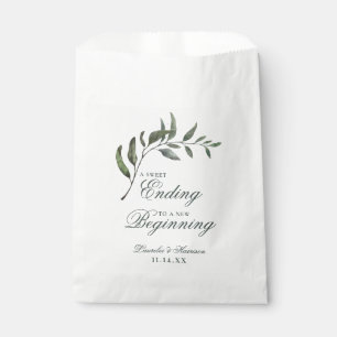 Modern Eucalyptus Botanical Wedding Favour Bags