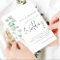 Modern Eucalyptus Elegant Script Wedding