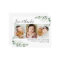 Modern Eucalyptus Photo Baby Thank You Card