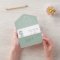 Modern Eucalyptus Script QR Code Wedding