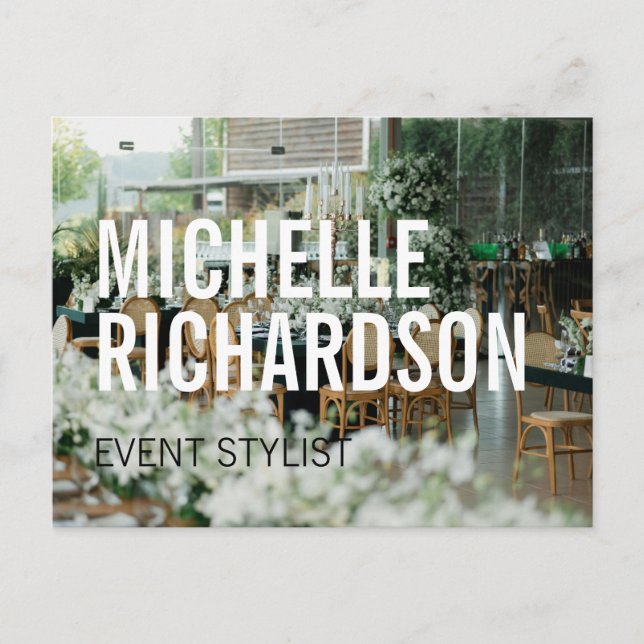 Modern Event Planner Marketing Postcard (Front)