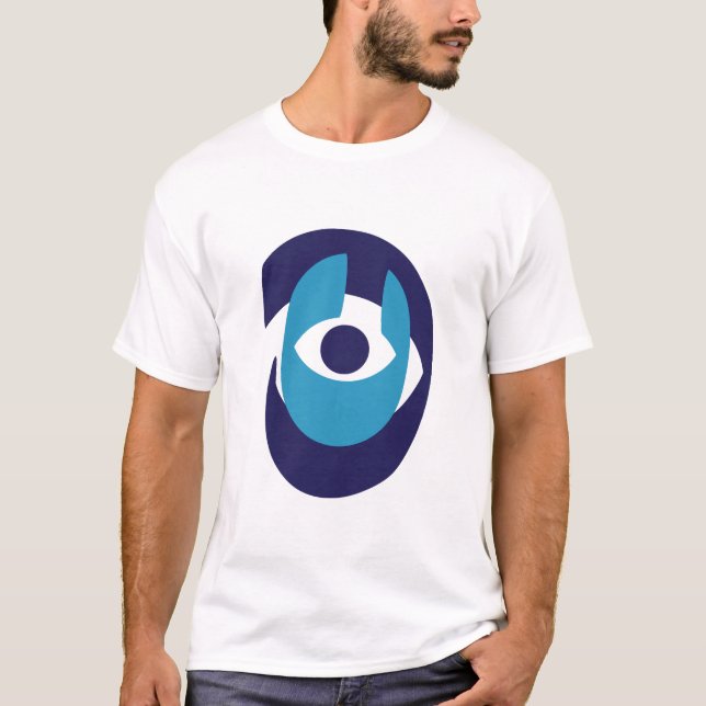 Modern Evil Eye T-Shirt – Protective Nazar Amulet  (Front)