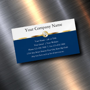 Modern Executive Attorney Theme Magnetic Business Card