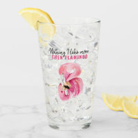 Modern Exotic Pink Watercolor Flamingo Gift