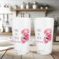 Modern Exotic Stand Tall And BE Fabulous Flamingo