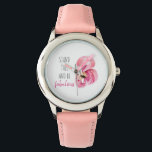 Modern Exotic Stand Tall And BE Fabulous Flamingo Watch<br><div class="desc">Modern Exotic Stand Tall And BE Fabulous Flamingo</div>