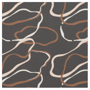 Modern expressive geometric basic bold circles fabric