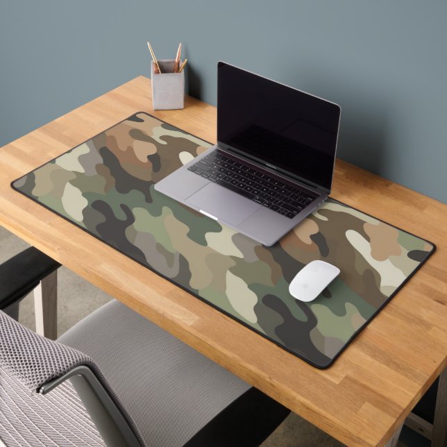 Modern Eye Catching Camouflage Pattern Desk Mat (Office 2)
