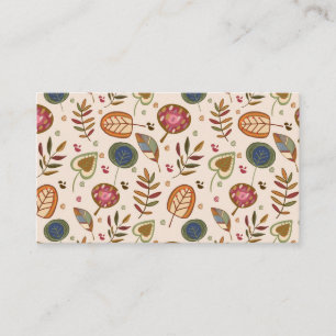 Modern Fall Business Card