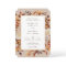Modern Fall Floral Wedding Invitation