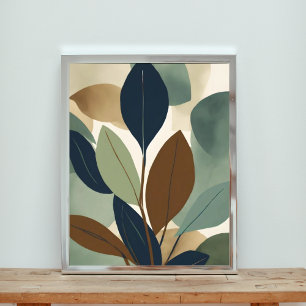 Modern Fall Foliage Art Print