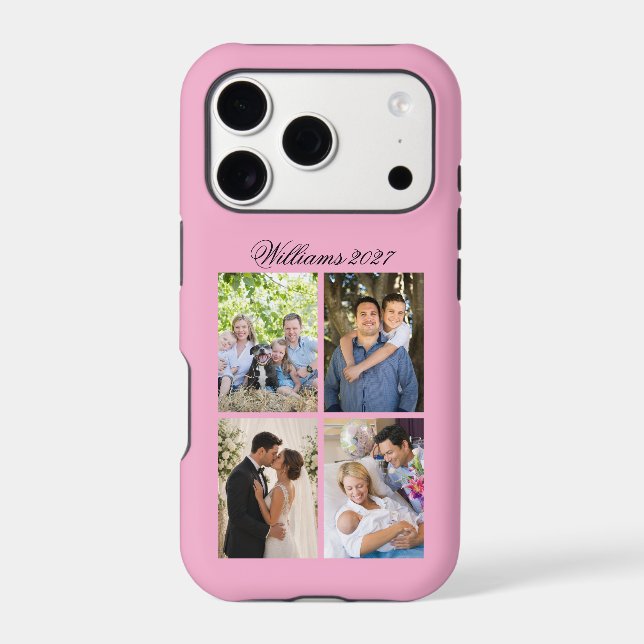 Modern Family 4 Photo Teal Case-Mate iPhone Case (Back)