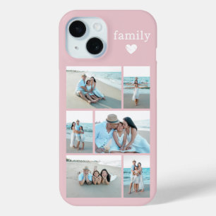 Modern Family 6 Photo Blush Pink iPhone 15 Case