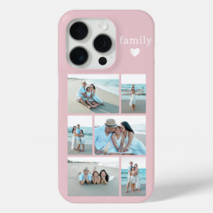 Modern Family 6 Photo Blush Pink iPhone 15 Pro Case