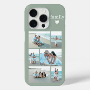 Modern Family 6 Photo Sage Green iPhone 15 Pro Case