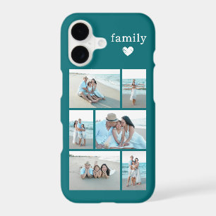 Modern Family 6 Photo Teal