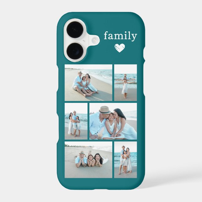 Modern Family 6 Photo Teal (Back)