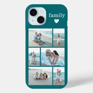 Modern Family 6 Photo Teal iPhone 15 Case