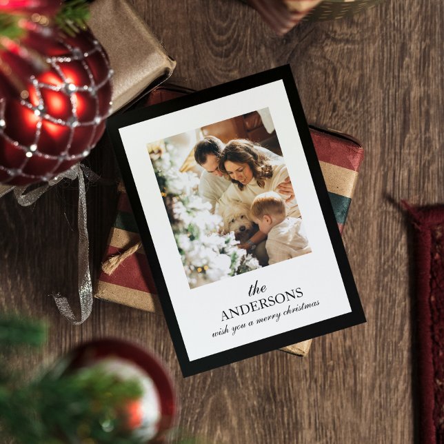 Modern Family Christmas Black Frame (Creator Uploaded)