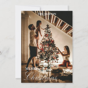 Modern Family Christmas Photo Card