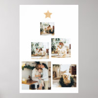 Modern Family Christmas Tree Photo With Star