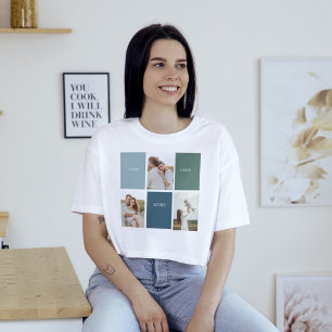 Modern Family Collage Photo   Love Live Here  T-Shirt