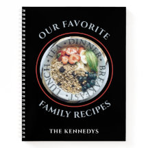 Modern Family Favourite Recipes Cookbook Black