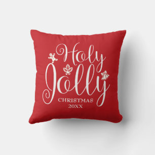 Modern Family Initial Monogram Christmas Cushion