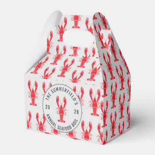 Modern Family Lobster Boil Custom Favour Box